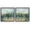 Stupell Industries Abstract Tall Wheat Grass Field 2 pc Framed Floater Canvas Wall Art Set Design by June Erica Vess